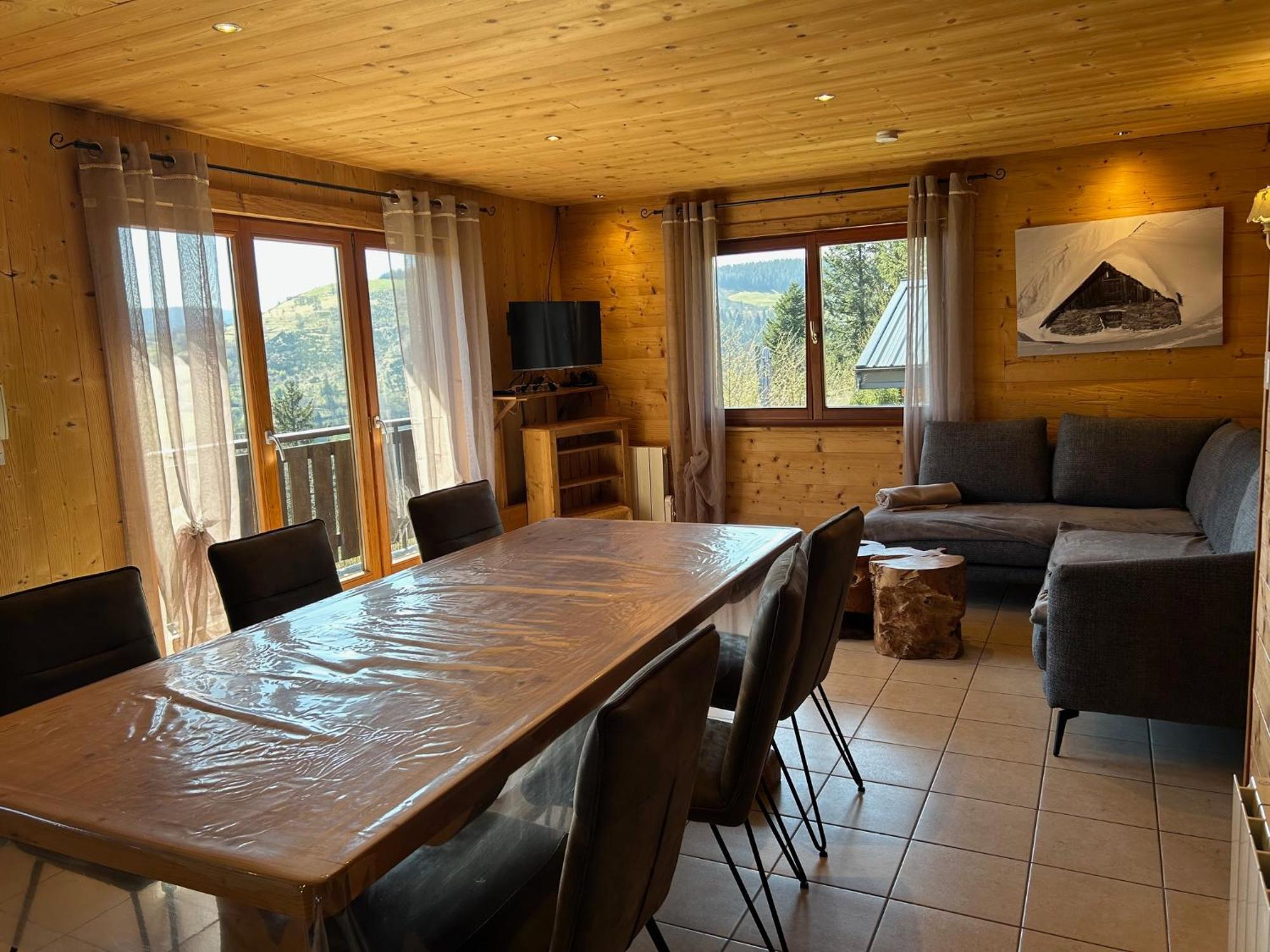 Chalet Les Bouleaux, La Montagne Des Lamas La Bresse Exterior foto